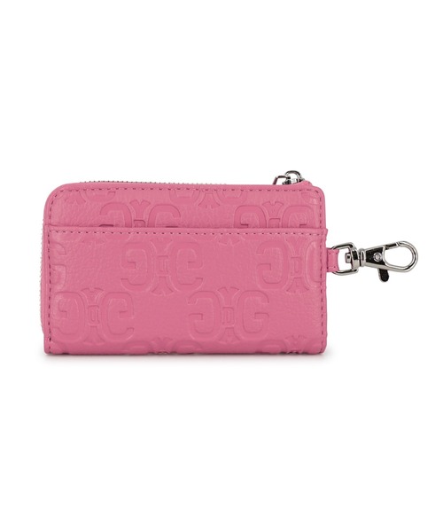 新品coach キー ケース 6 リング クロスグレイン ピンク 新品coach キー ケース 6 リング クロスグレイン ピンク