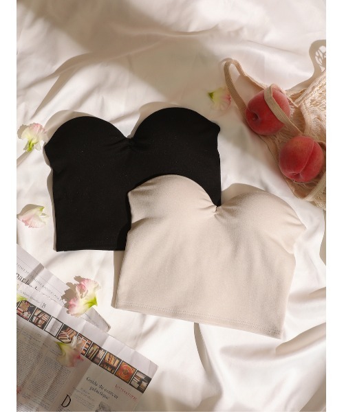 Darich（ダーリッチ） インナーシャツ 肌着 カップ付きチューブトップ