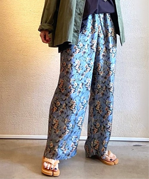 JOURNAL STANDARD LUXE」 イージーパンツ FREE ブルー系その他 WOMEN