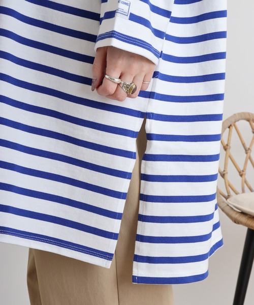 tシャツ MONT KEMMEL COMBED BORDER BASQUE DRESS レディース MONT KEMMEL tシャツ COMBED BORDER BASQUE DRESS レディース