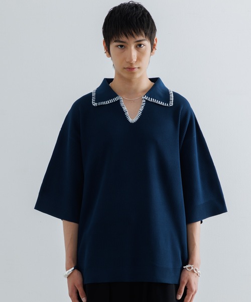 Button Down Knit Polo Mサイズ fit=scale-down,w=1200