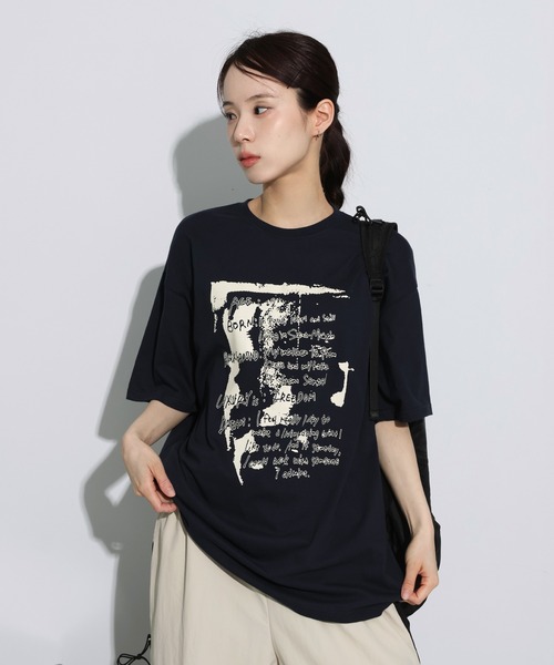 オーバーサイズ★ ★グラフィックTシャツ UNISEX FOLLOWIN tシャツ 「UNISEX」「オーバーサイズ/ストリート
