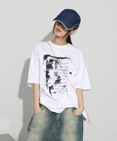春夏ファッション*グレーYou're a TowelオーバーサイズTシャツ FOLLOWIN tシャツ 「UNISEX」「オーバーサイズ/ストリート