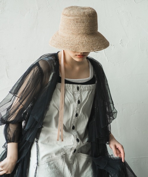 ORIENT MILLINERY 帽子 ハット RAFFI「ラフィ」ラフィアこま編み