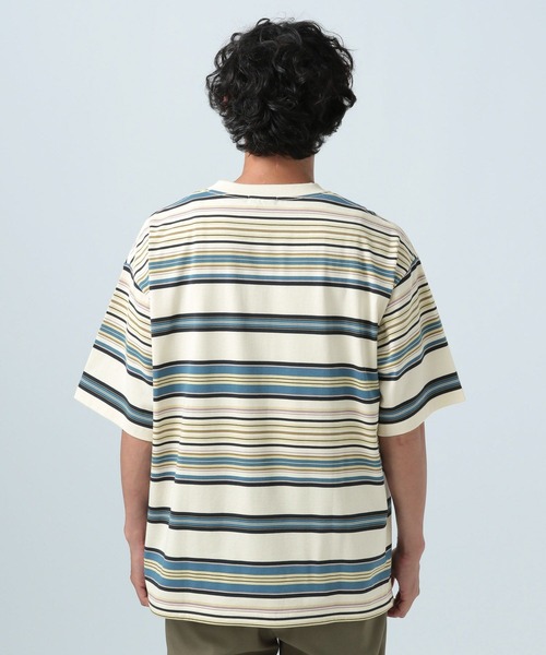 マルチボーダーリラックスＴシャツ 半袖 マルチボーダー リラックス Tシャツ 半袖