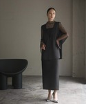 パーティードレス ドレス チュールレイヤードト...の詳細画像5