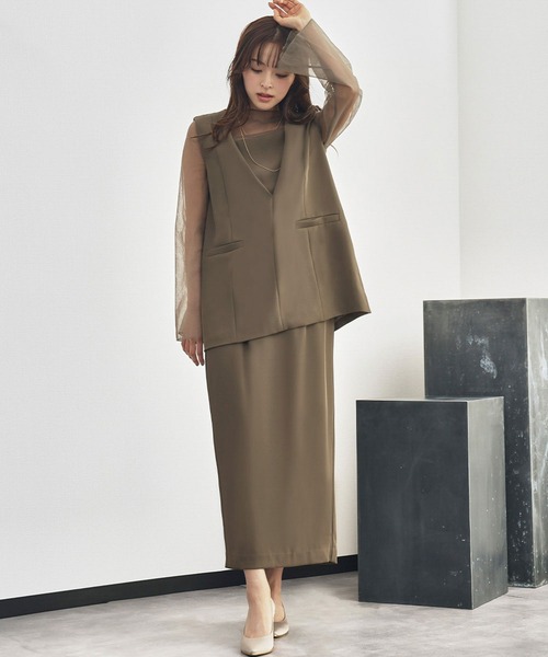 GIRL DRESS FOR NOW パーティードレス ドレス チュールレイヤード