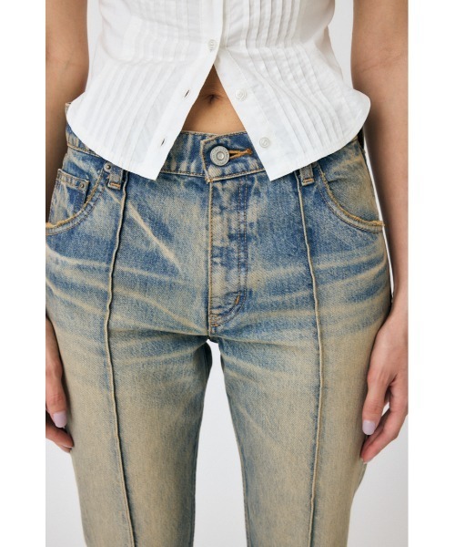 MOUSSY ジーンズ デニム デニムパンツ MIDRISE SLIM FLARE