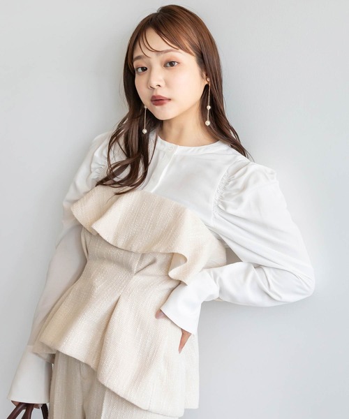 ソーノビスチェフリルブラウスsize 1 