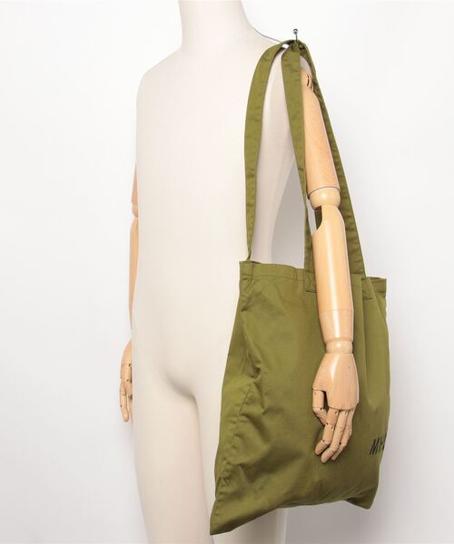 MHL. トートバッグ LIGHT COTTON DRILL(オンラインストア限定