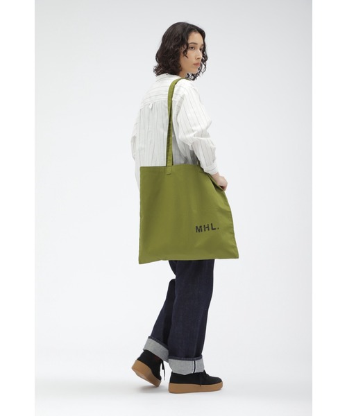 MHL. WORN COMPACT COTTON 2wayバッグ MHL.（エムエイチエル）の「WORN COMPACT COTTON（トートバッグ
