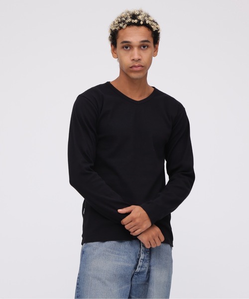 AVIREX（アヴィレックス） tシャツ 「DAILY/デイリー」RIB LONGSLEEVE