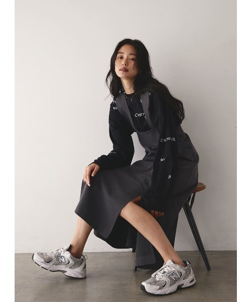 COEL スカート ヘムスリットジャンパースカート : ZOZOTOWN Yahoo!店 