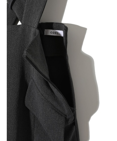 COEL（コエル） スカート ヘムスリットジャンパースカート : ZOZOTOWN