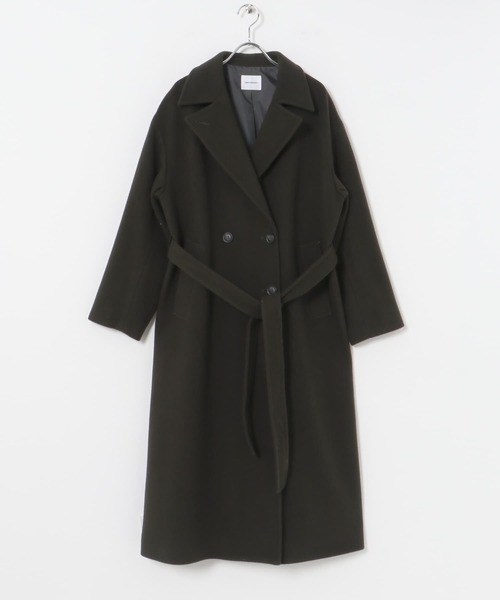 ZARA - 極美品 ZARA MANTECO ベルテッドロングコート ラップ