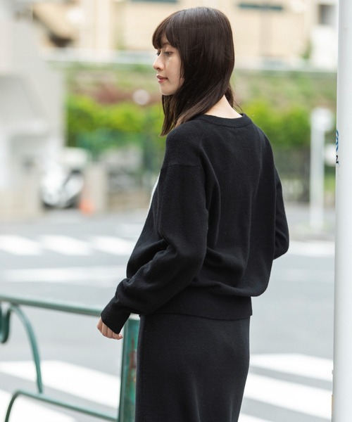 Munich（ミューニック） ニット セーター メリノウールジャガード編み