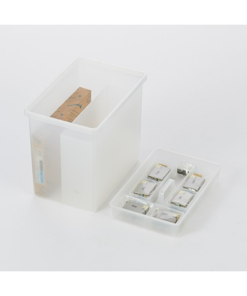 無印良品（MUJI） 収納 ポリプロピレン 収納ボックス 大 約幅25×奥行
