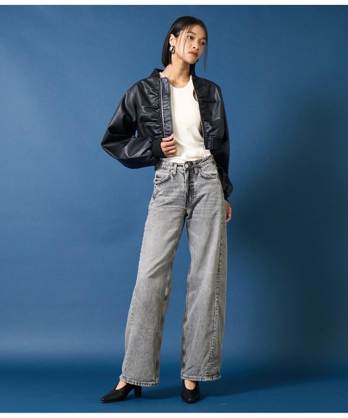 未使用近 modify 限定本革 レザージャケット luxury 美品 スタイル 革ジャン ダブル レザージャケット｜カドヤ公式オンラインショップ