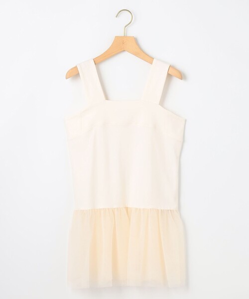 チュールレイヤードタンク Vin｜ラメチュールレイヤードタンクトップ | Rakuten Fashion