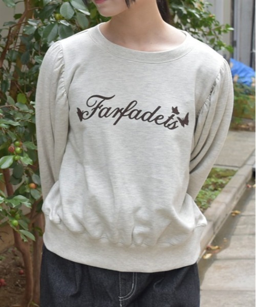 axes femme tシャツ フロッキープリントトレーナー レディース
