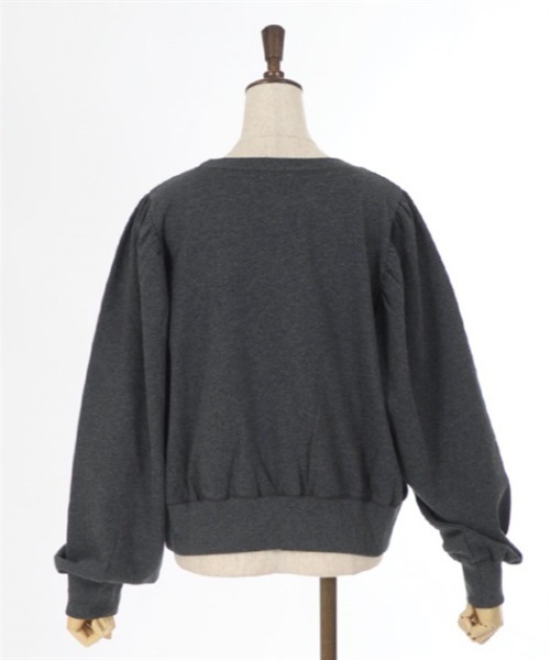 tシャツ フロッキープリント裏起毛フーディ レディース axes femme tシャツ フロッキープリントトレーナー レディース