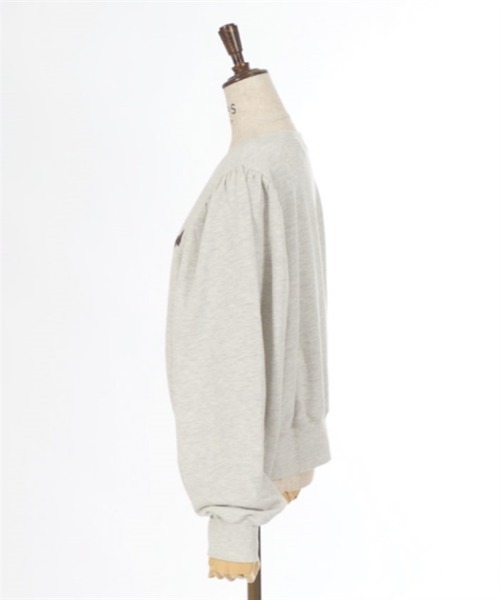 axes femme tシャツ フロッキープリントトレーナー レディース