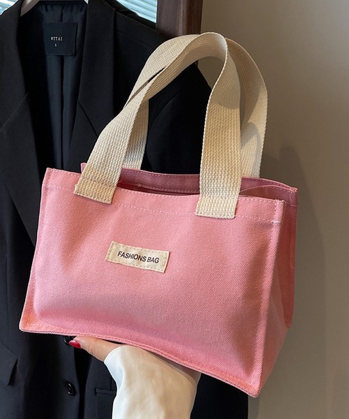 Mignonjour トートバッグ Mignonjour/配色バイカラーミニトートバッグ