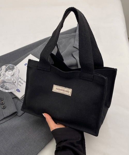 Mignonjour トートバッグ Mignonjour/配色バイカラーミニトートバッグ