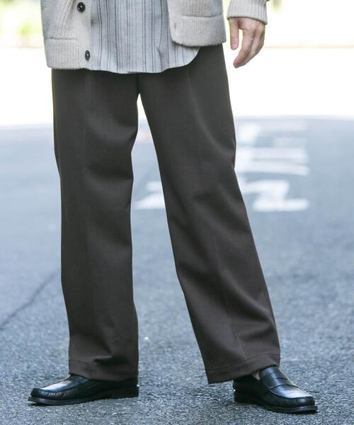 URBAN RESEARCH ROSSO MEN パンツ 「WEB限定」ヘリンボーンワイド