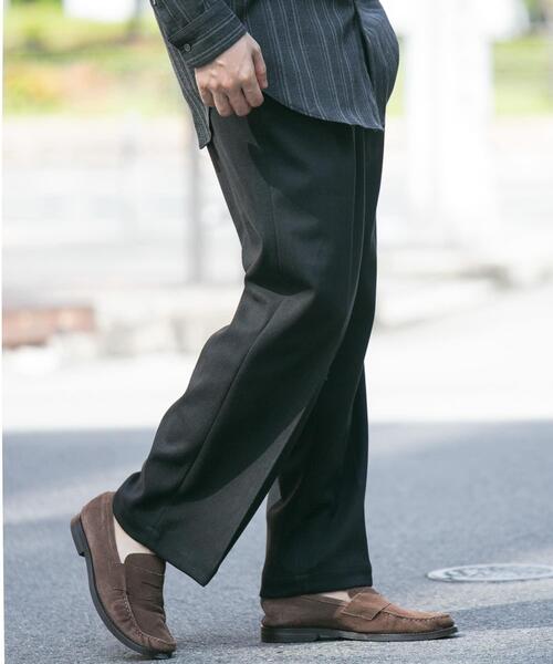 URBAN RESEARCH ROSSO MEN パンツ 「WEB限定」ヘリンボーンワイド