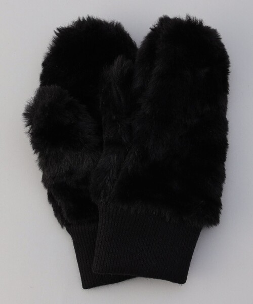 coen（コーエン） 手袋 フェイクファーミトン レディース : ZOZOTOWN