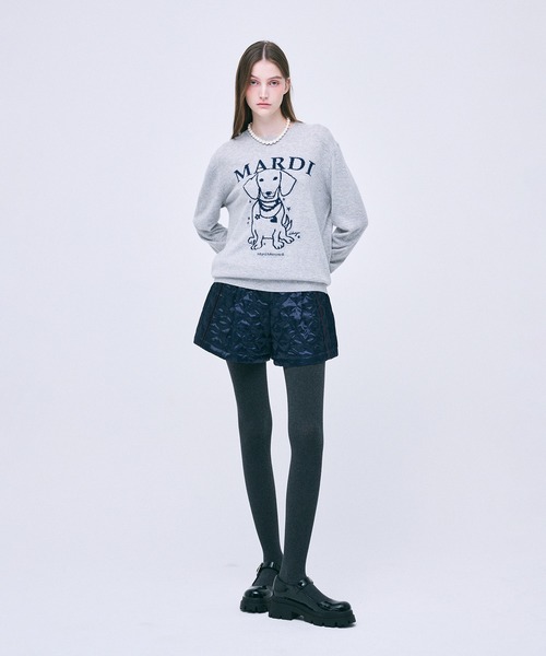 Mardi Mercredi ニット セーター CASHMERE CREW NECK SWING THE