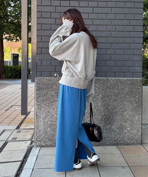 I-SOOK カーディガン 「ISOOK / アイスー」Vネックスウェット