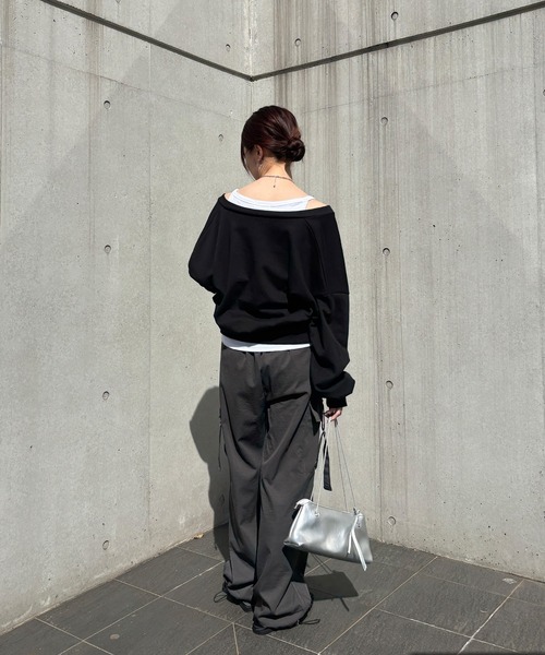 I-SOOK カーディガン 「ISOOK / アイスー」Vネックスウェット