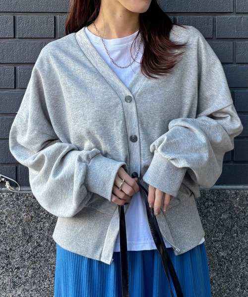 ISOOK カーディガン I-SOOK カーディガン 「ISOOK / アイスー」Vネックスウェット