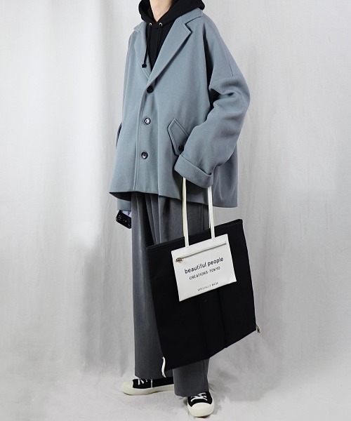 「Loose/ルース」 チェスターコート L ブラウン系その他 メンズ_画像7