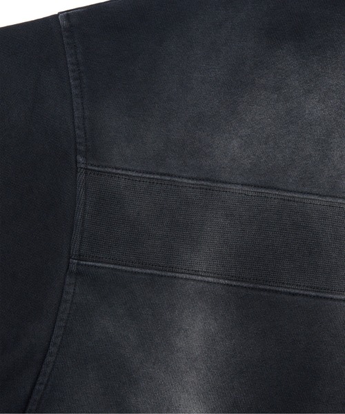 パーカー A'GEM/9 × .kom「NOMANUAL/ノーマニュアル」STAIN WASHED HOODIE/ステイン ウォッシュド パーカー レ A'GEM/9 × .kom『NOMANUAL/ノーマニュアル』STAIN WASHED HOODIE