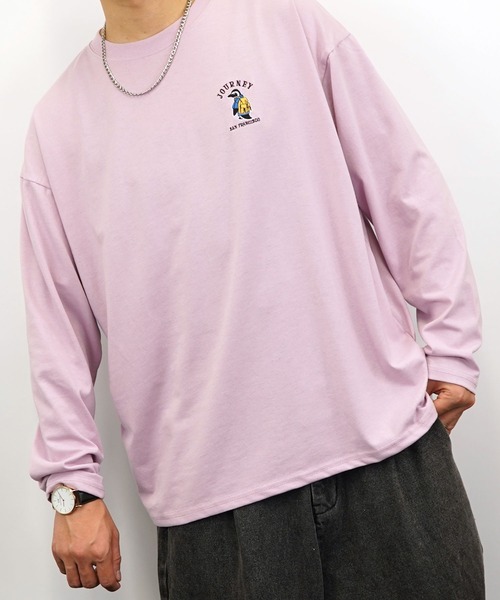 BURNER tシャツ 「GROOVY STORE」ワイドシルエット ワンポイント