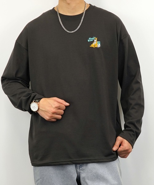 BURNER tシャツ 「GROOVY STORE」ワイドシルエット ワンポイント