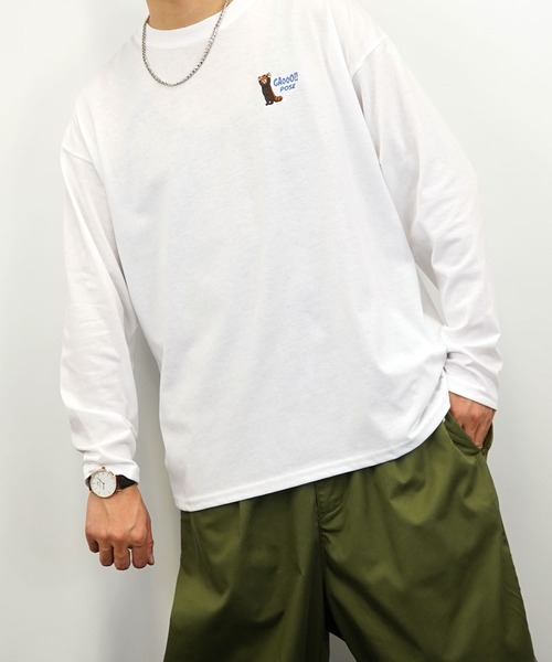 BURNER tシャツ 「GROOVY STORE」ワイドシルエット ワンポイント