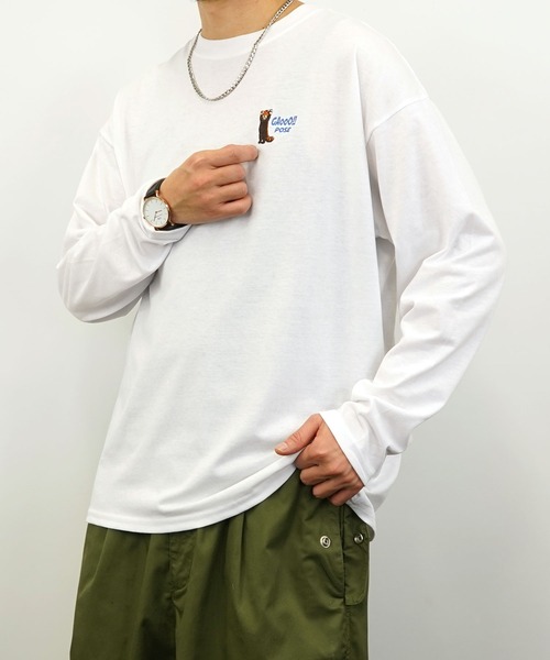 BURNER tシャツ 「GROOVY STORE」ワイドシルエット ワンポイント