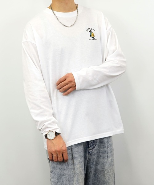 BURNER tシャツ 「GROOVY STORE」ワイドシルエット ワンポイント