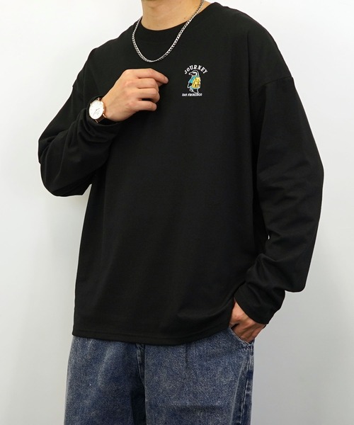 SIIILON ミックスドッグクラブ ロングスリーブTシャツ 楽天市場】ティーグラフィックス T-GRAPHICS 胸刺繍ロング