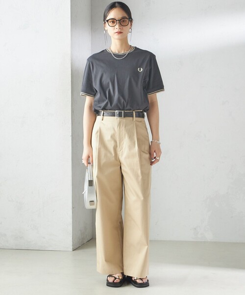 SHIPS チノパン Primary Navy Label:チノパンツ レディース