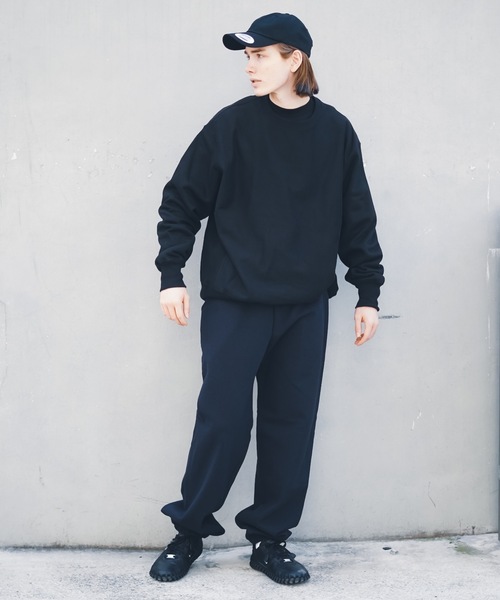 「LOS ANGELES APPAREL」 スウェットパンツ LARGE ブラック メンズ_画像2