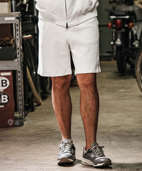 wjk reluxe パンツ mp13272-tight heavy waffle shorts ショートパンツ
