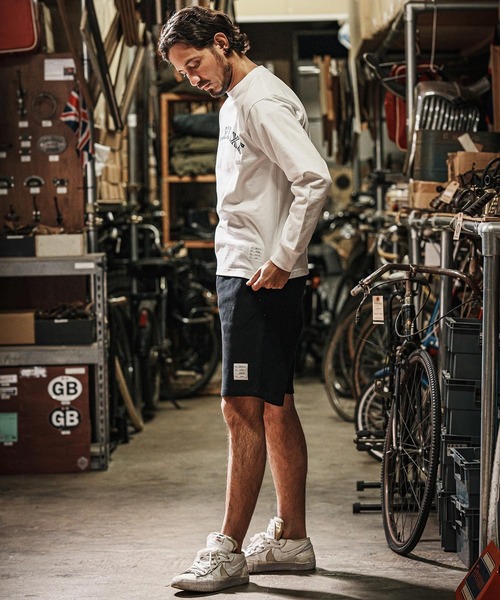 wjk reluxe パンツ mp13272-tight heavy waffle shorts ショートパンツ