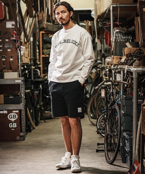 wjk reluxe パンツ mp13272-tight heavy waffle shorts ショートパンツ