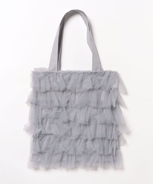 L LABEL(エルラベル) トートバッグ チュールフリルトートバッグ L LABEL(エルラベル) トートバッグ チュールフリルトートバッグ