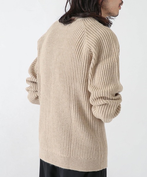 「URBAN RESEARCH Sonny Label」 長袖ニット MEDIUM ネイビー メンズ_画像7